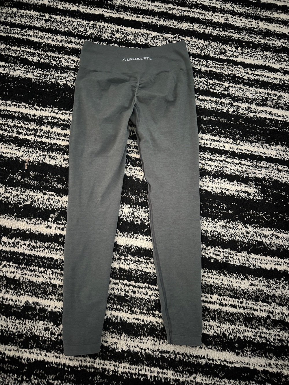 Alphalete Dark Gray Seamless High-Rise Leggings